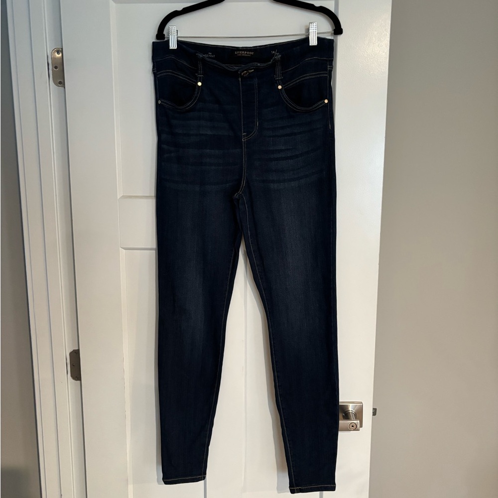 Liverpool Dark Indigo Skinny Jeans